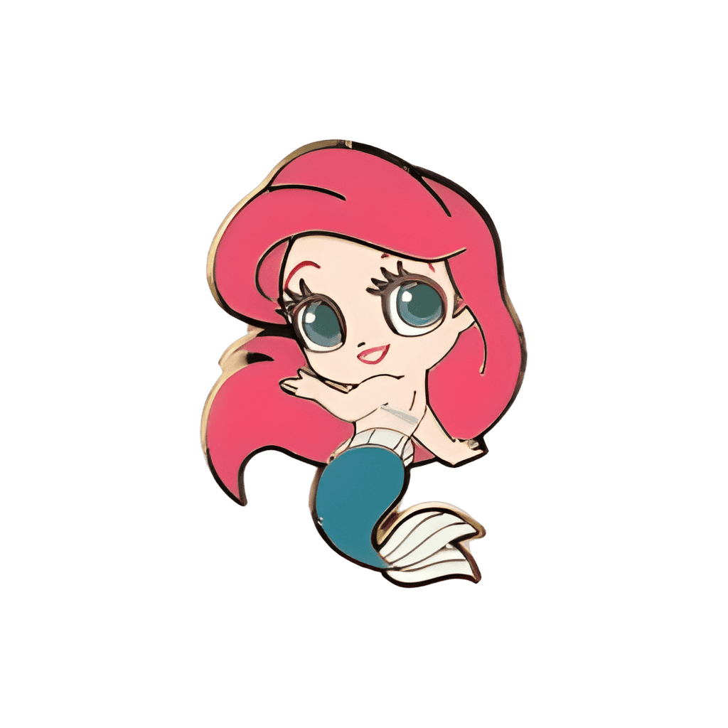 Color Ariel Disney pin