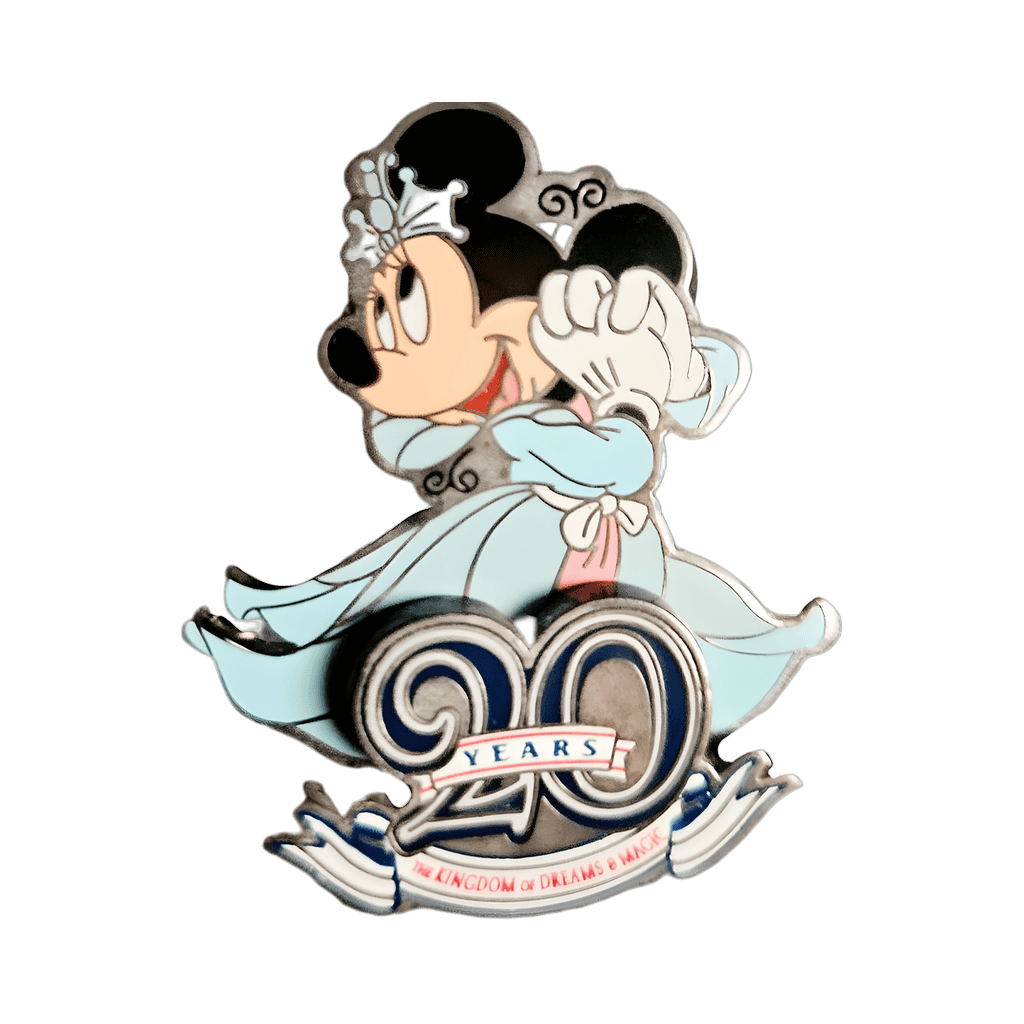 Minnie in Pastel Blue Dress, 20 Years Disney pin