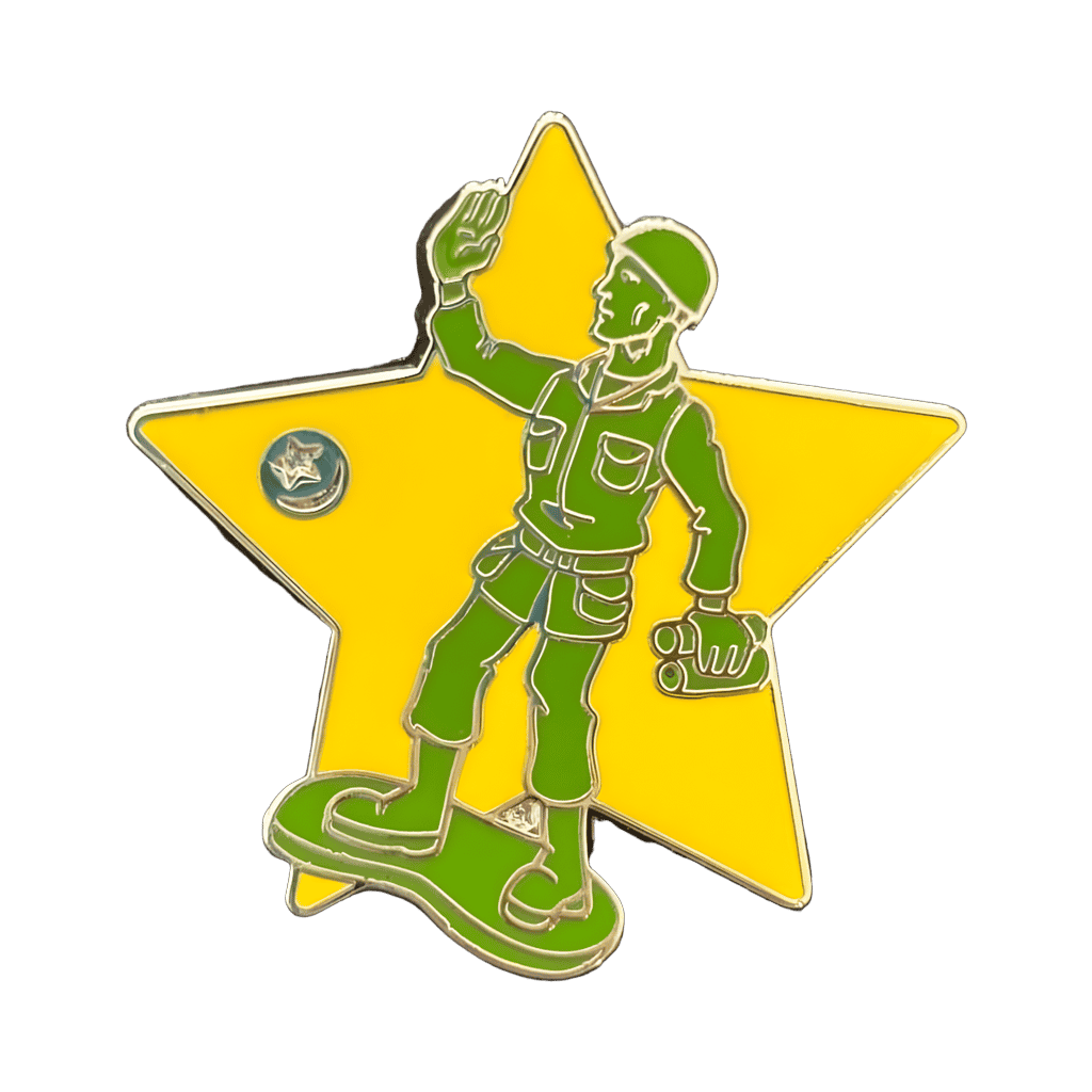 Green Army Man Disney pin