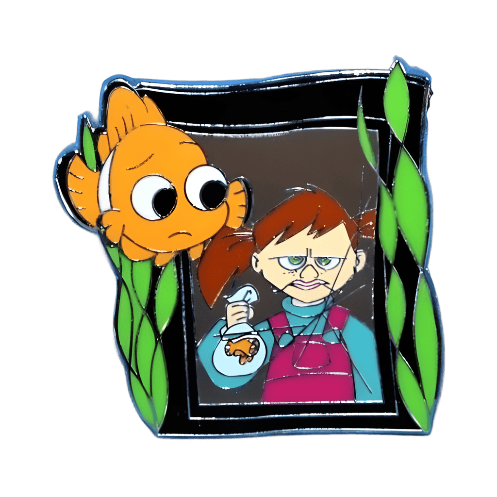 Darla and Nemo Disney pin