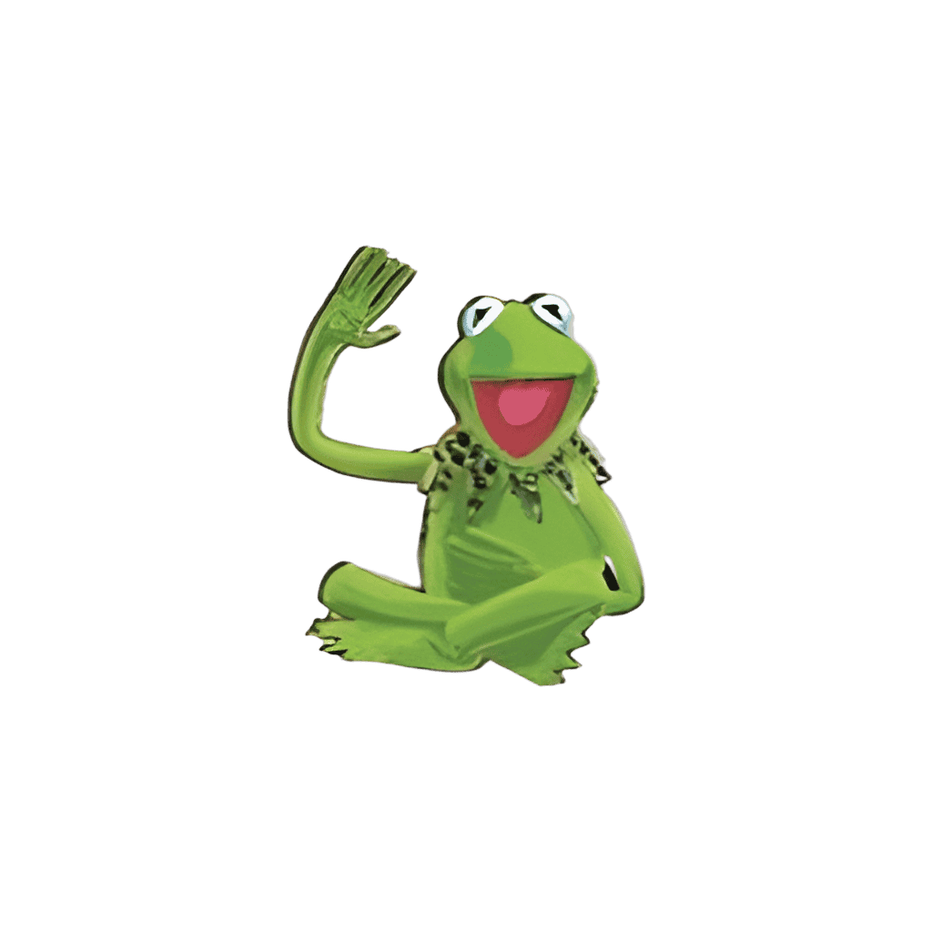 Jeweled Kermit the Frog Disney pin
