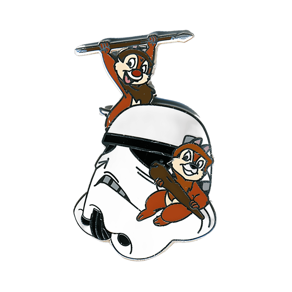 Chip & Dale as Ewoks Disney pin