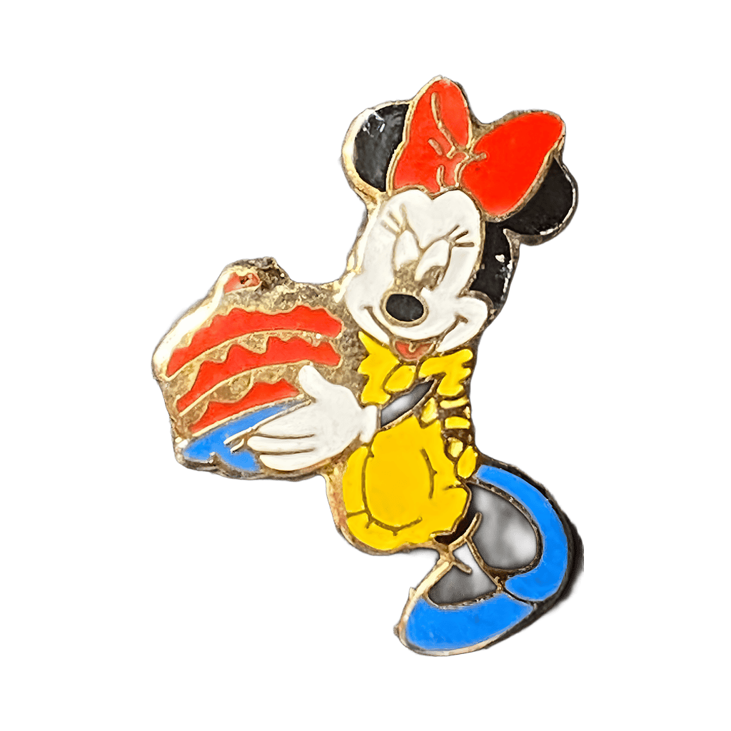 Minnie - Holding a Cake (Red/Brown) Disney pin