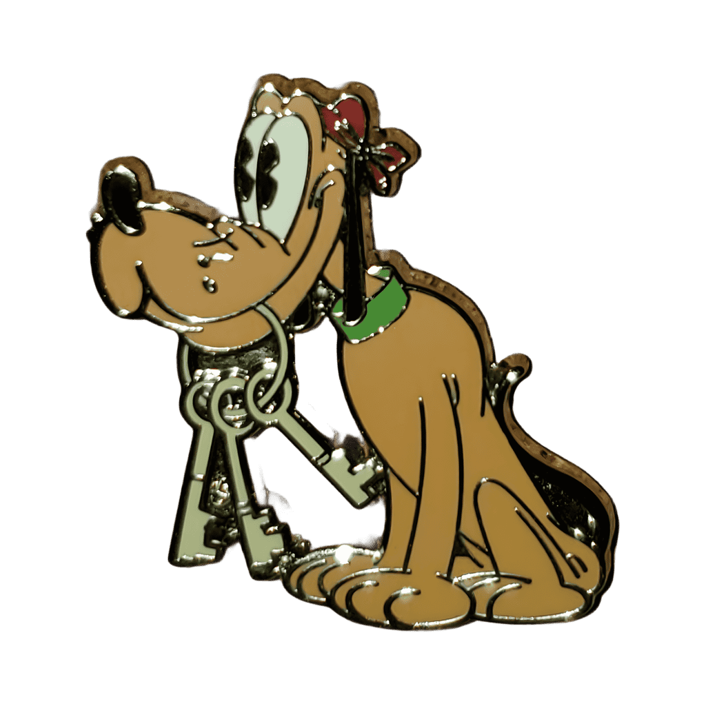 Pluto with Keys Disney pin