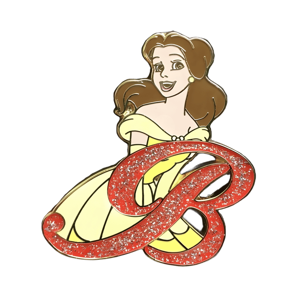 Belle - B Disney pin