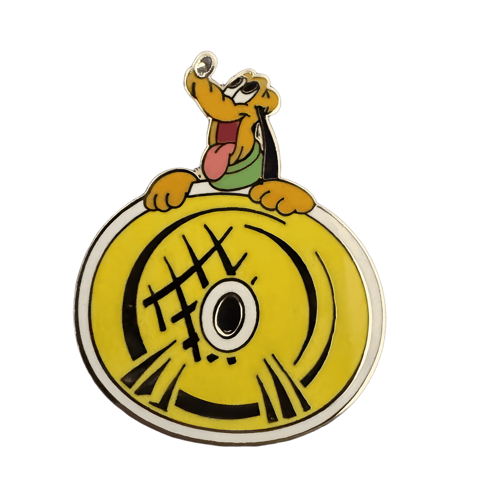 Pluto 0 Disney pin