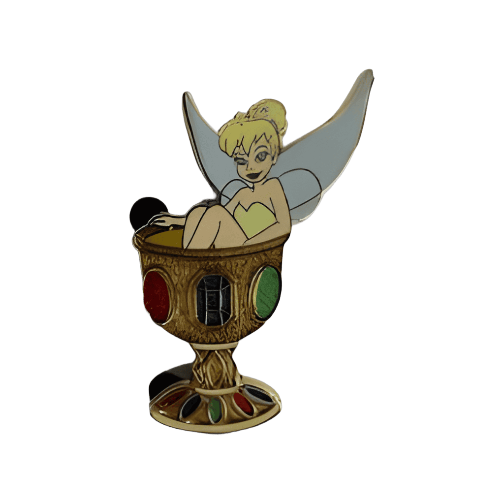 Tinker Bell Seated in a Jeweled Goblet Disney pin