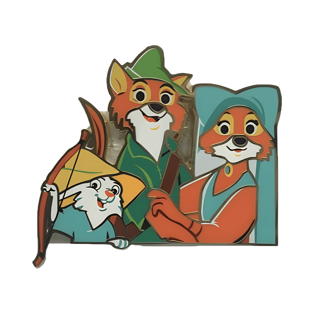 Robin Hood, Maid Marian & Skippy Disney pin