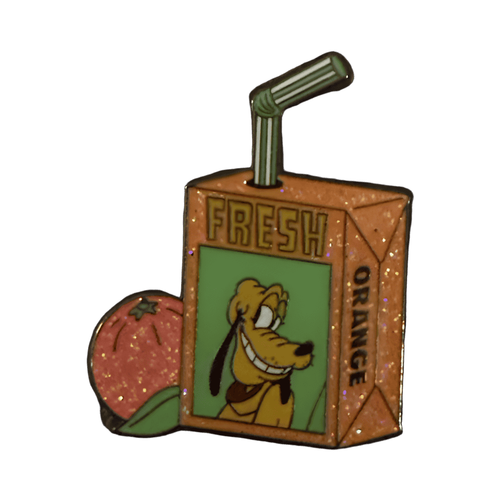 Chaser Pluto juice box Disney pin