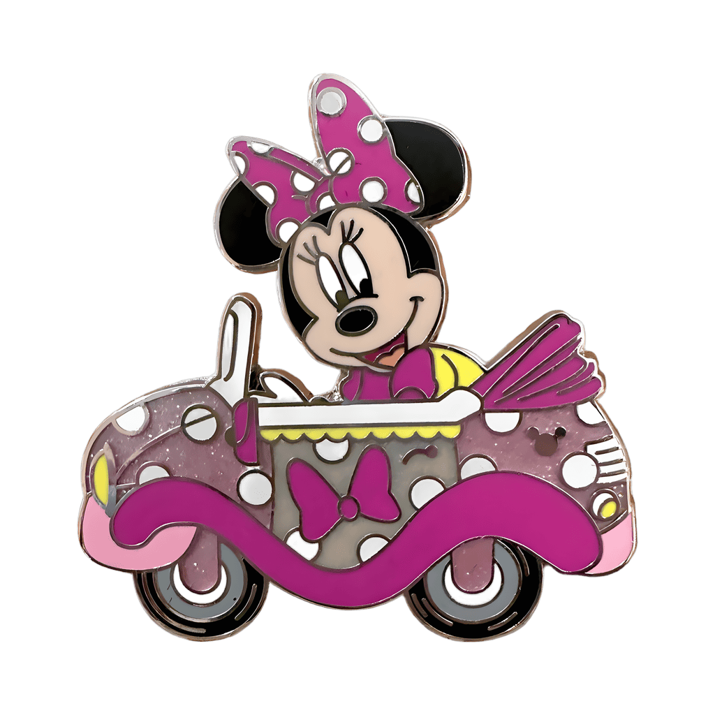 Minnie Mouse in a Pink Car Disney pin