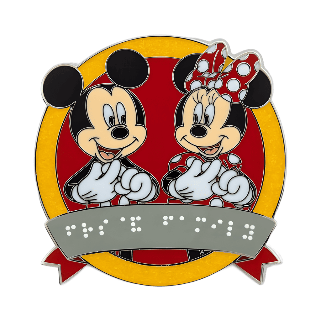 Friends & Family In Park Languages Mystery Set - Braille & Sign Language Disney pin