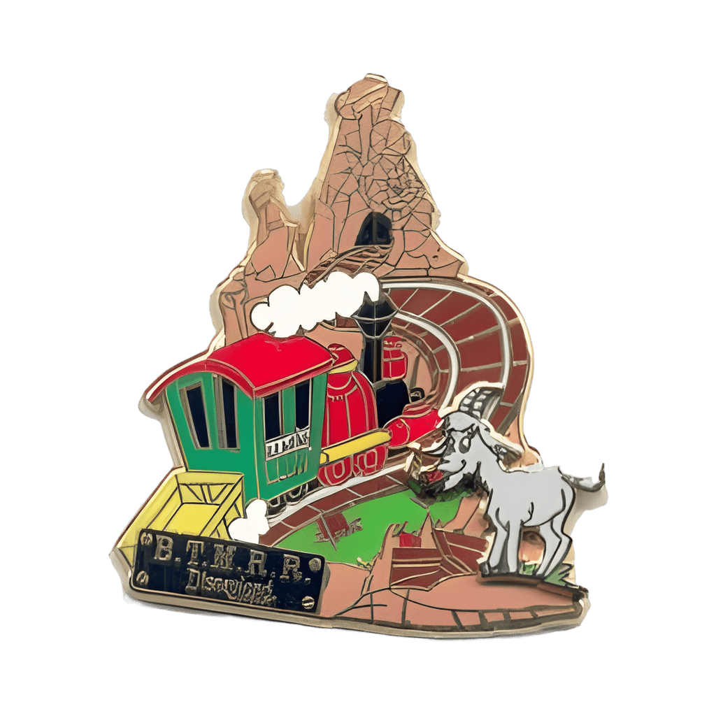 Big Thunder Mountain Railroad 25th Anniversary - Train with Goat Disney pin