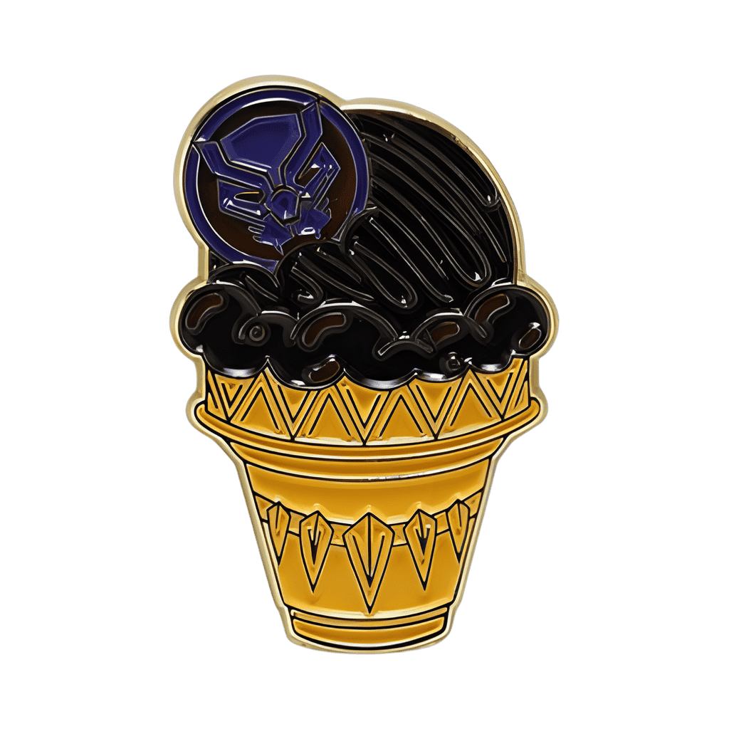 Black Panther Ice Cream Cone Disney pin