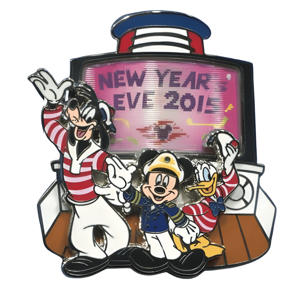 Captain Mickey, Goofy, & Donald Disney pin