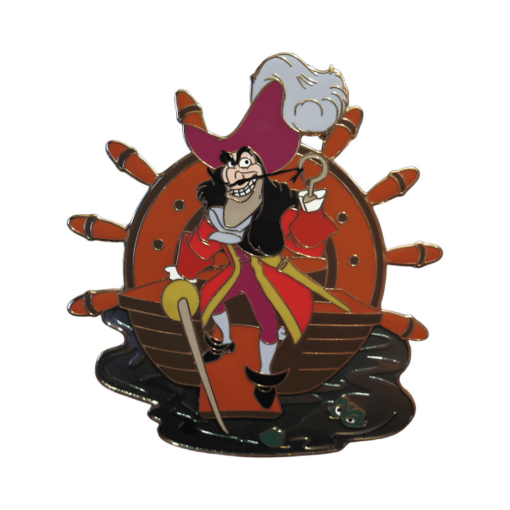 Captain Hook Disney pin