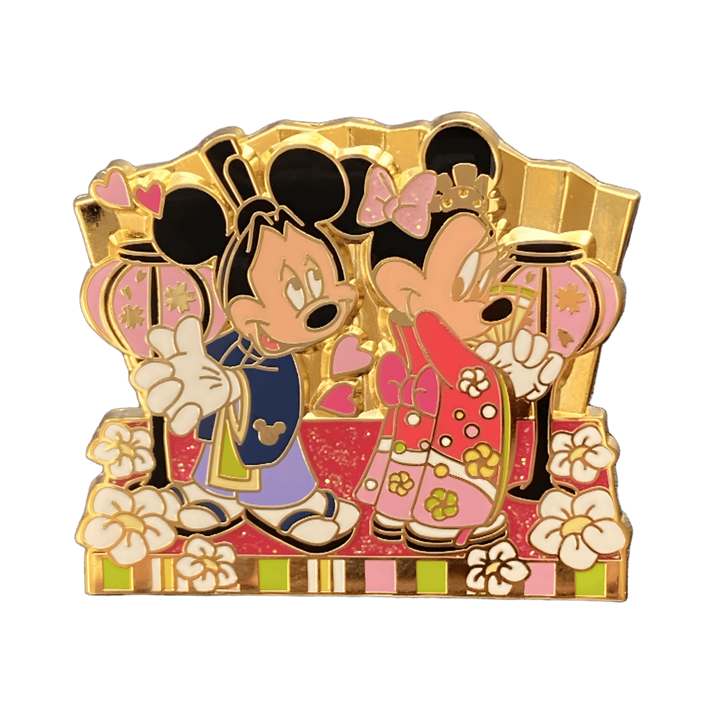 Mickey and Minnie Hinamatsuri Disney pin