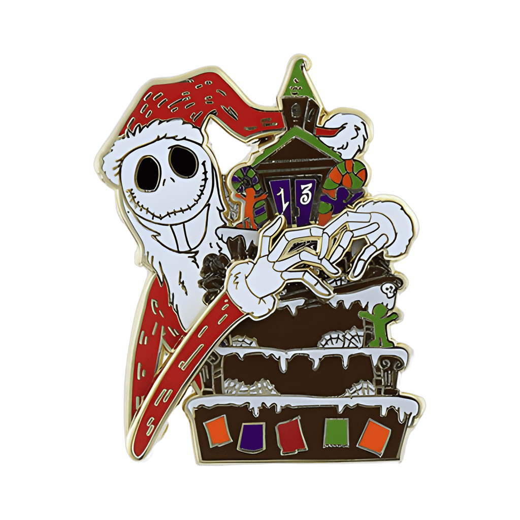 Night Before Christmas Haunted Mansion Holidays Gingerbread House Disney pin