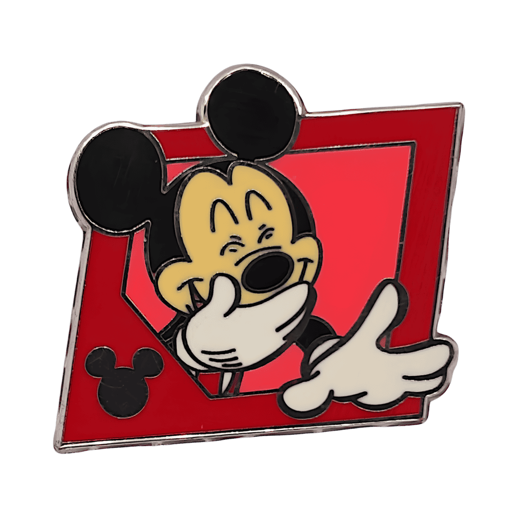 Mickey Mouse laughing Disney pin