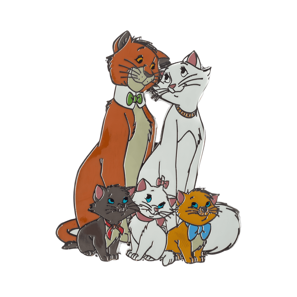The Family - Thomas O'Malley, Duchess, Berlioz, Marie and Toulouse Disney pin