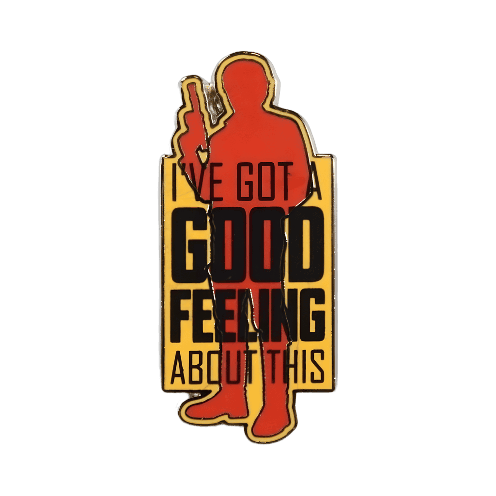 Han Solo Silhouette Disney pin