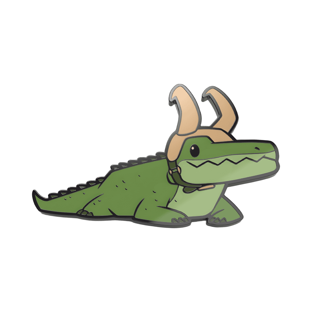 Alligator Loki Disney pin