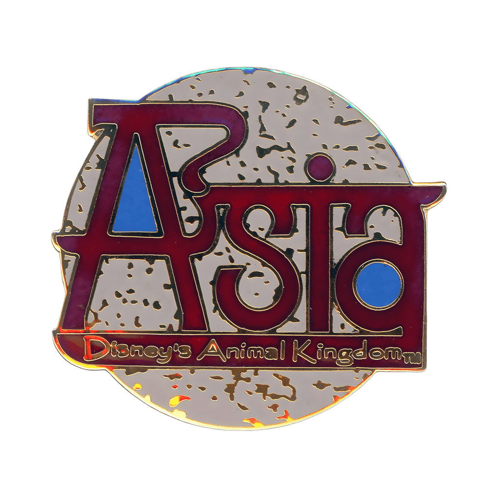Asia Speckled Logo Disney pin