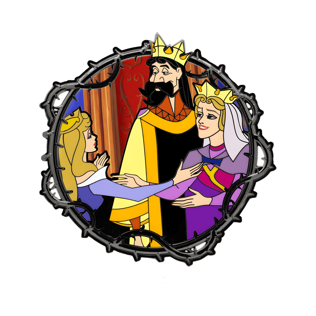 King Stefan, Queen Leah and Aurora Disney pin
