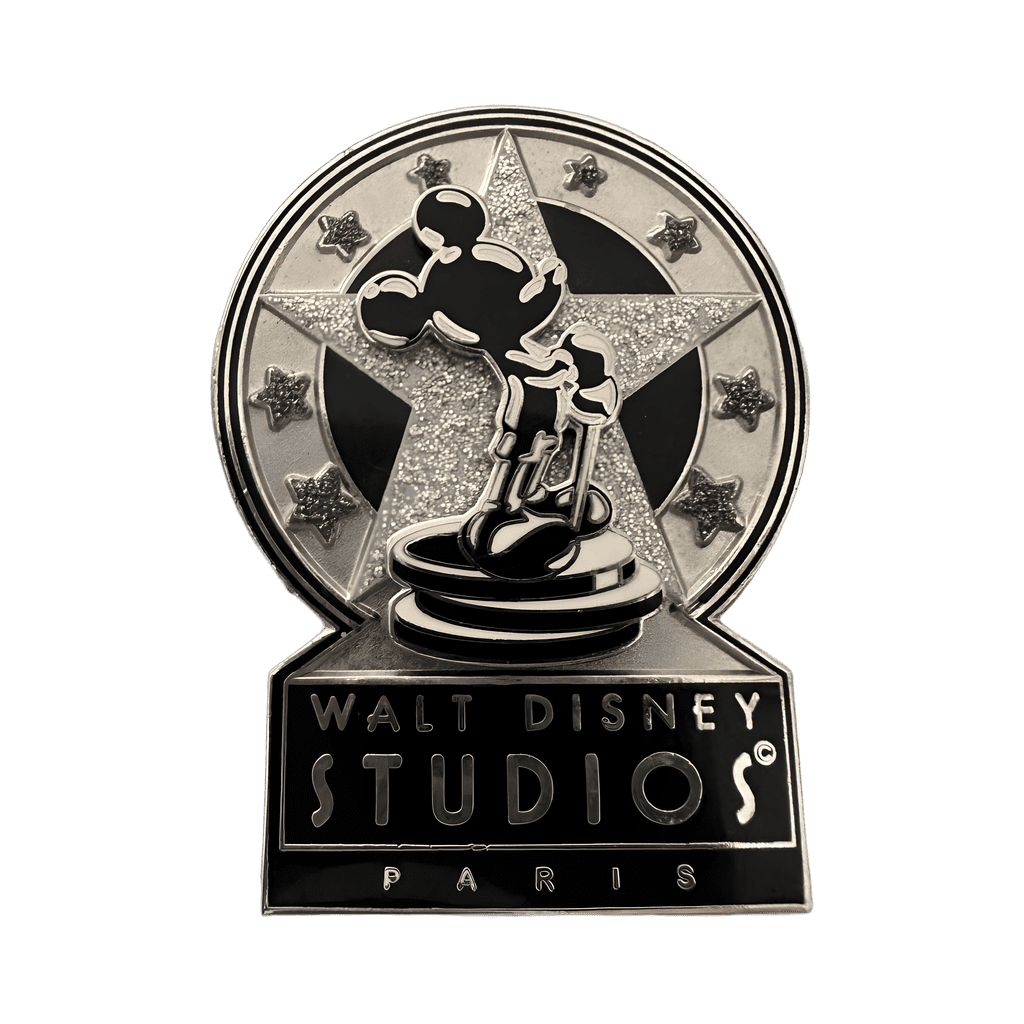 Mickey Statue Logo (Silver Glitter Stars Variant) Disney pin