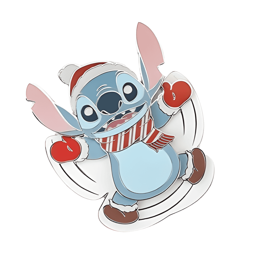 Stitch Snow Angel Disney pin