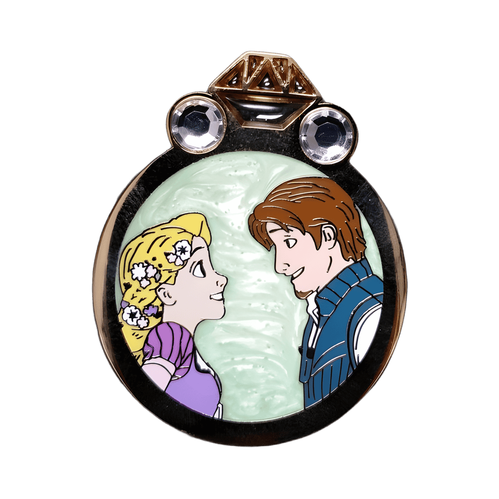 Rapunzel and Flynn Disney pin