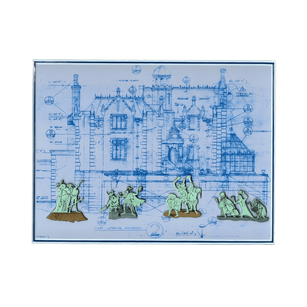 Materializing Mansion Framed Set Disney pin