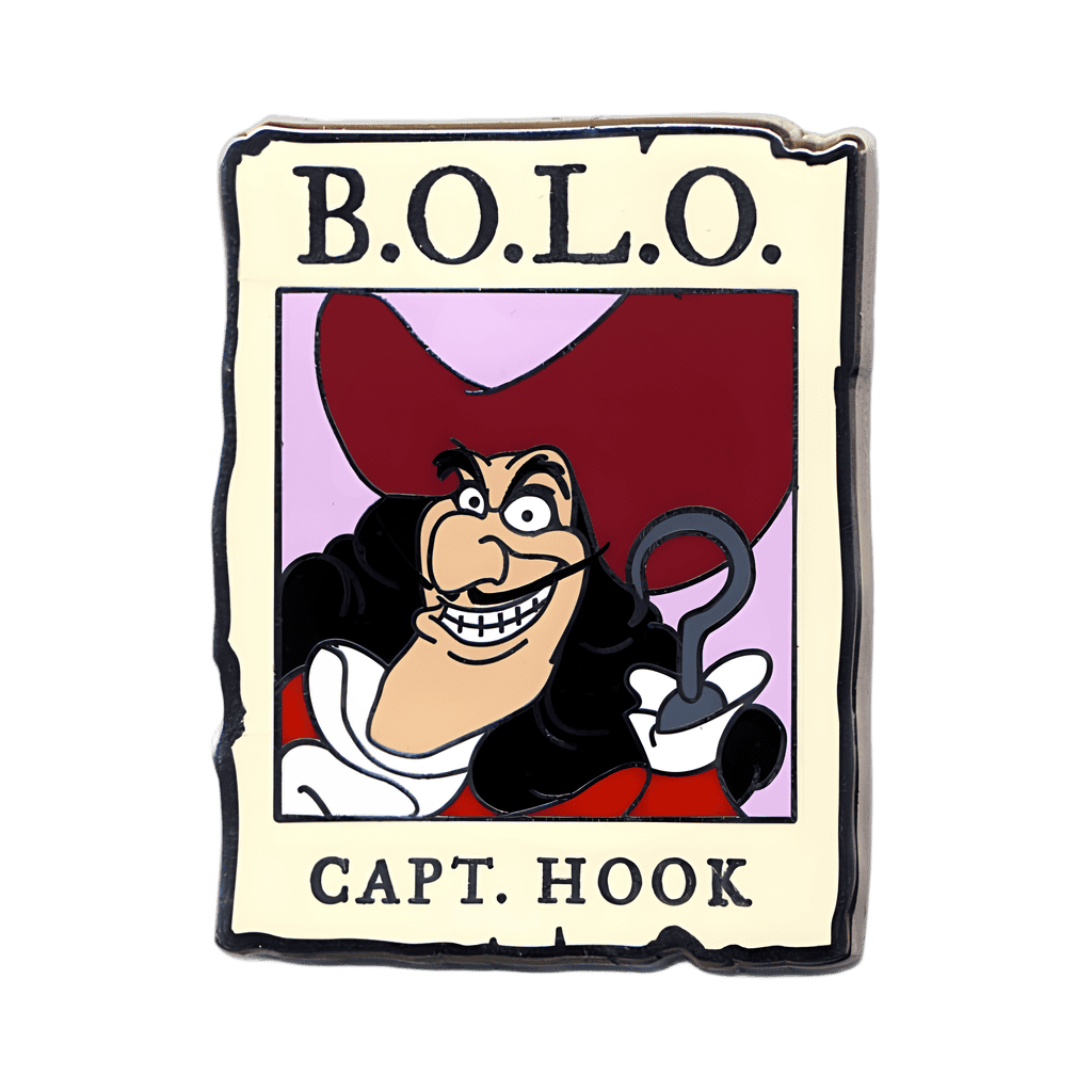 Captain Hook Disney pin