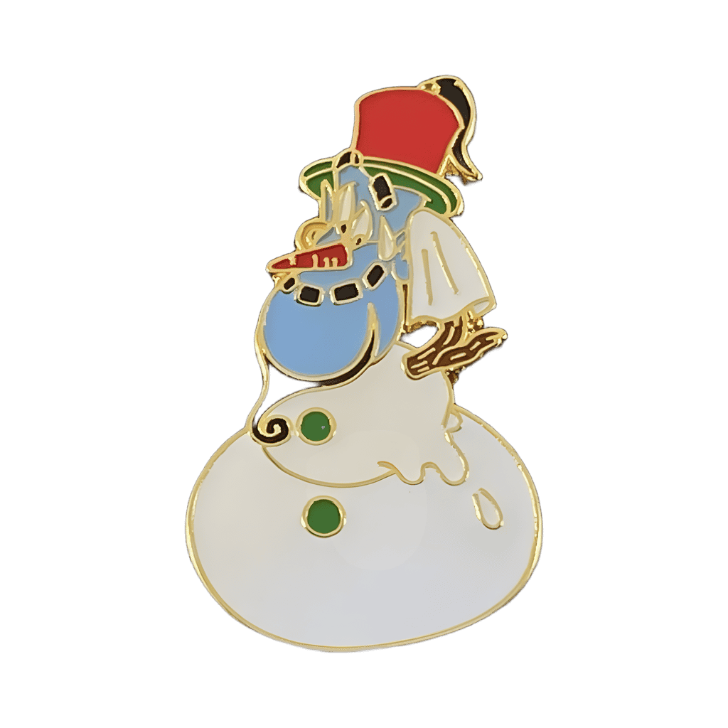 Genie Holiday - Snowman Disney pin