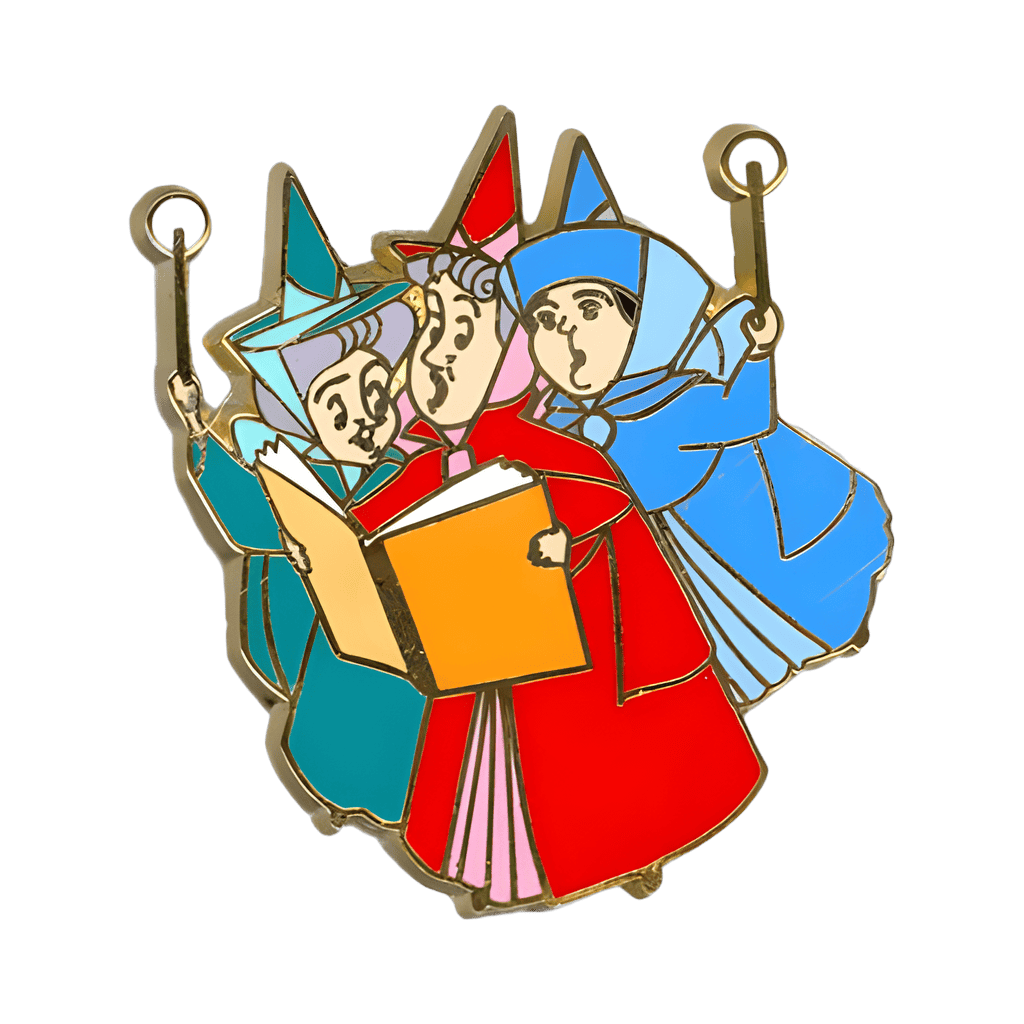Flora, Fauna and Merryweather Caroling Disney pin