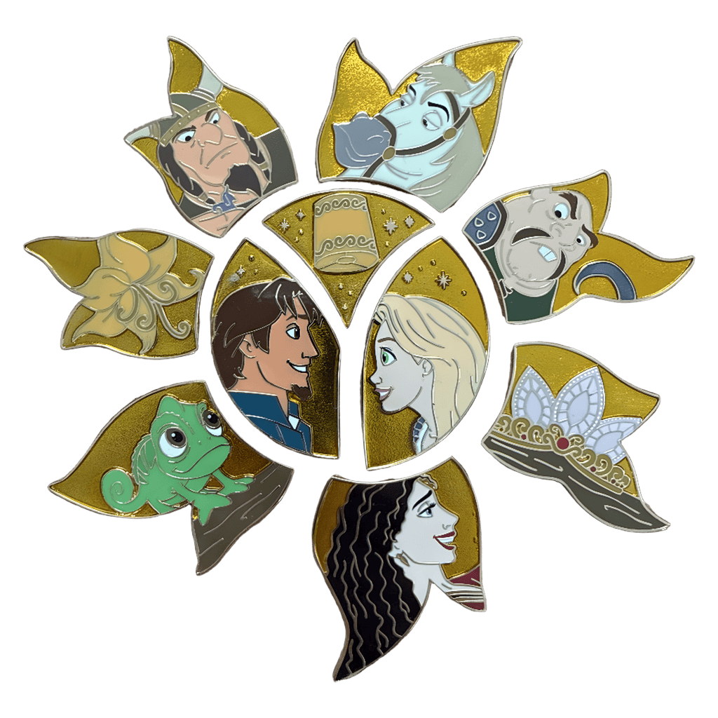 Tangled 15th ANNIVERSARY Puzzle pin MYSTERY BOX set Disney pin