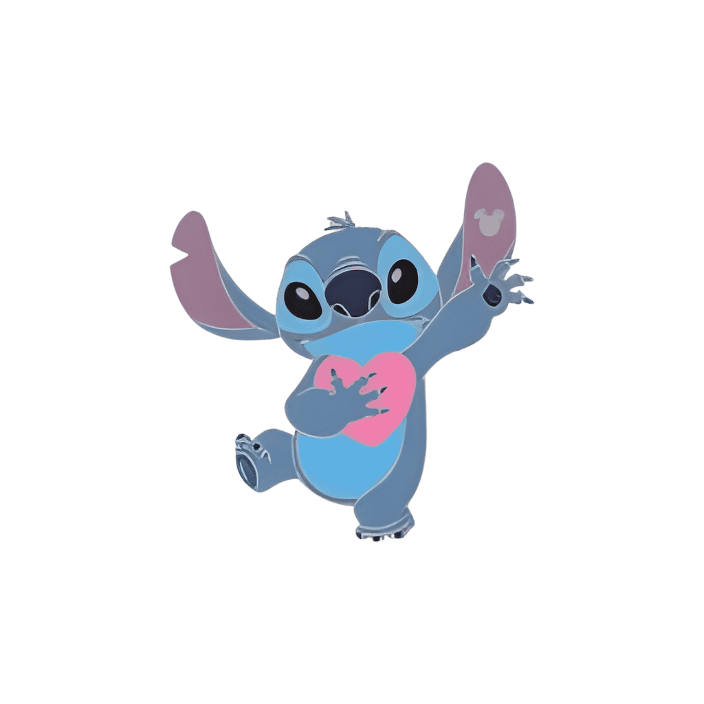 Valentine's Stitch with Heart Disney pin