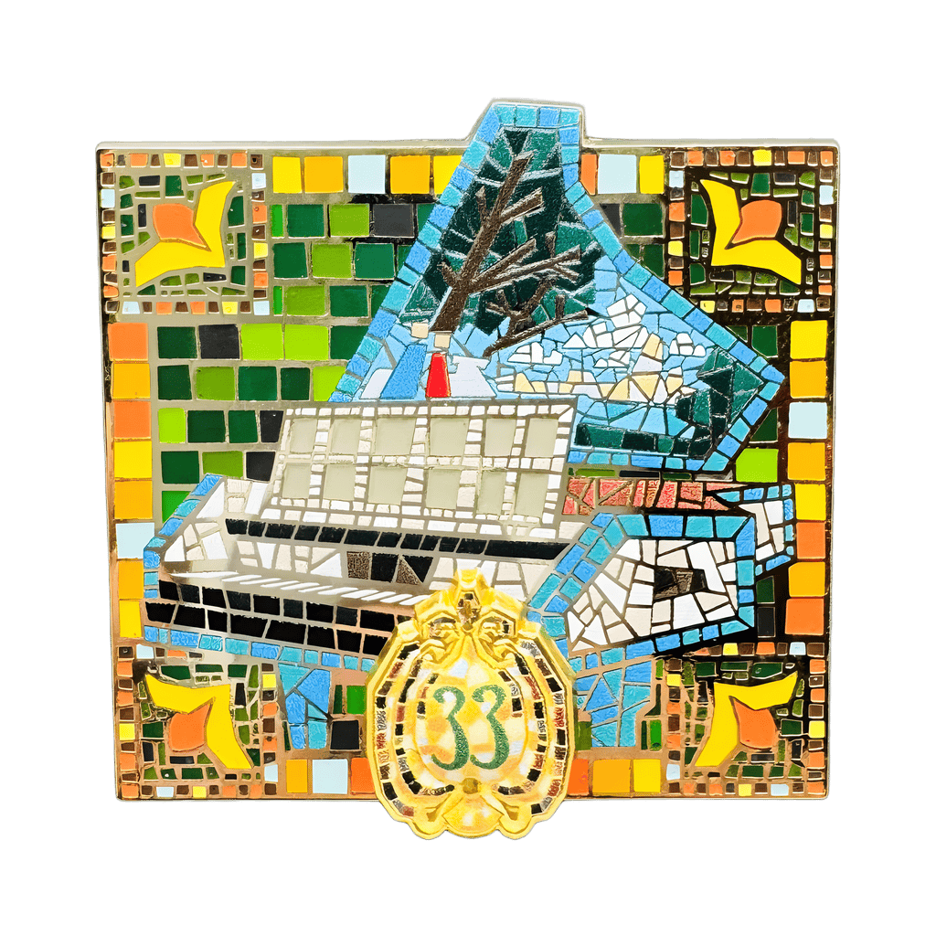 Harpsicord - Emerald 55th Anniversary Disney pin