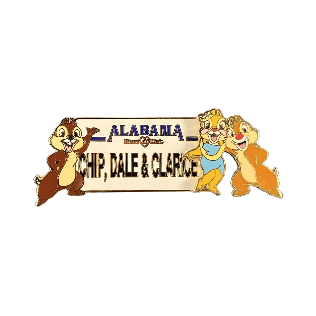 Alabama - Chip, Dale, Clarice Disney pin