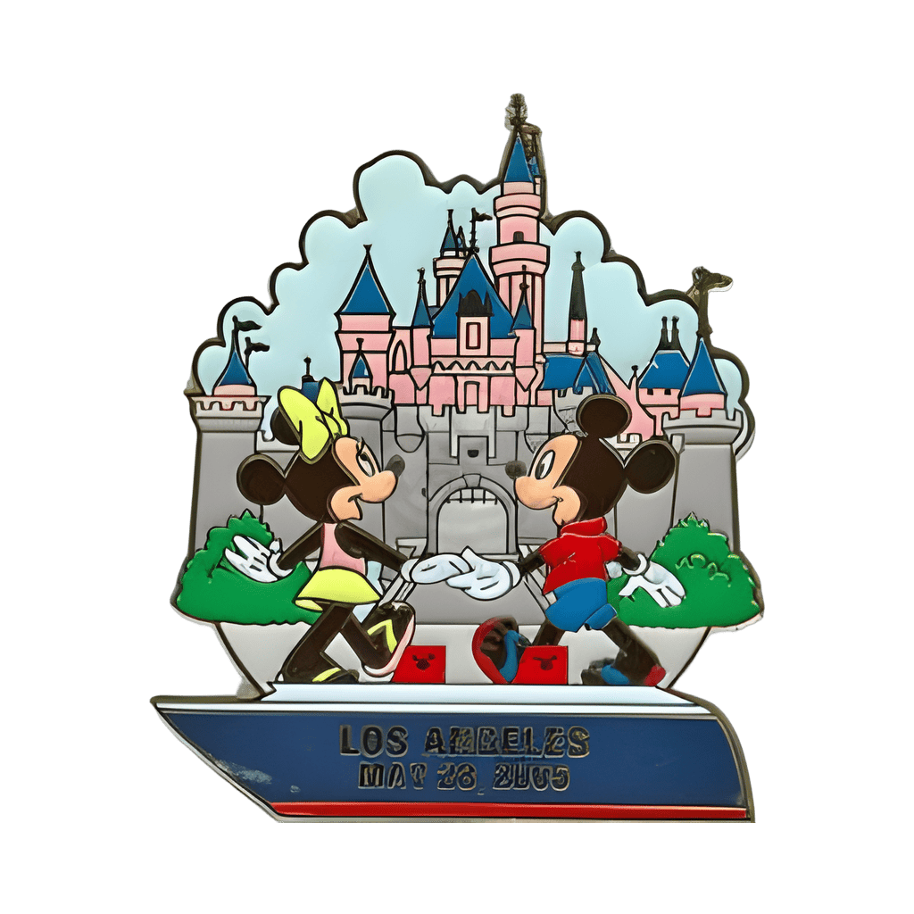 Los Angeles — Mickey and Minnie at Sleeping Beauty Castle Disney pin
