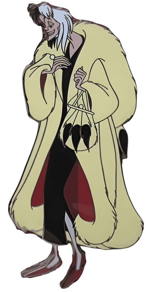 Cruella Disney pin