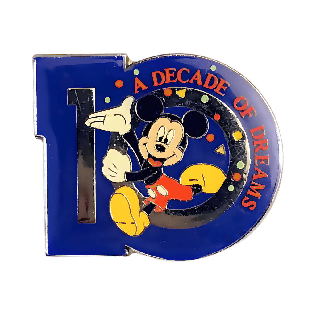 A Decade of Dreams - Disney Store 10th Anniversary Disney pin