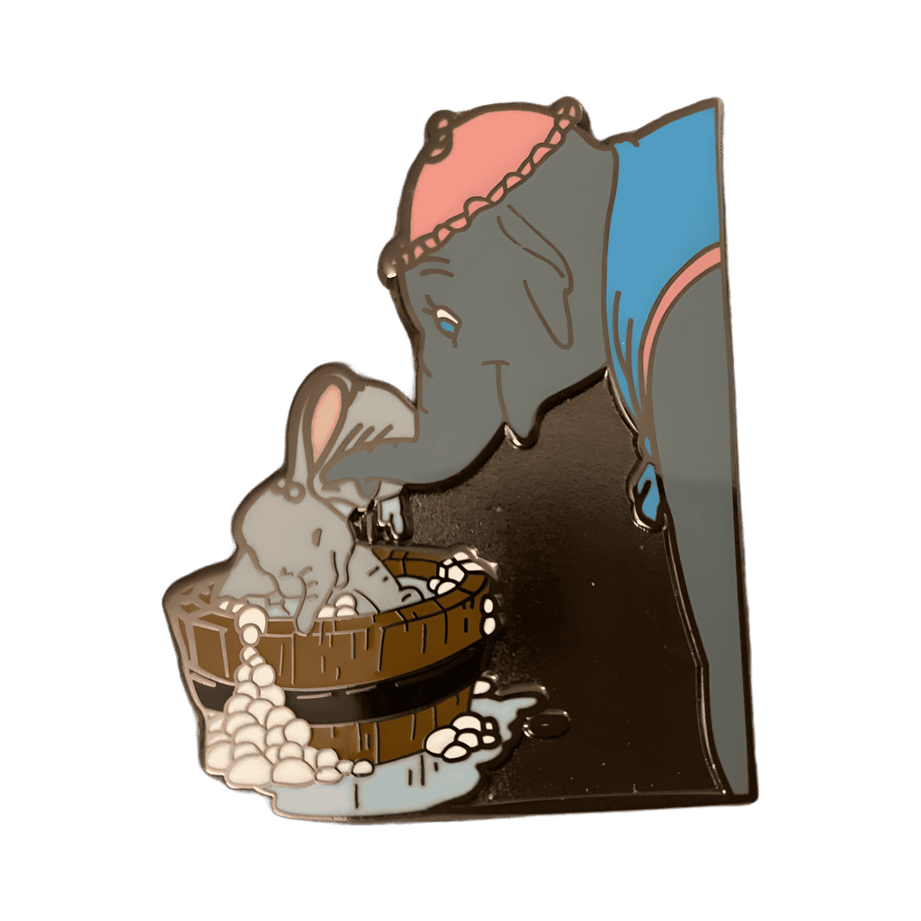 Dumbo getting a bath Disney pin