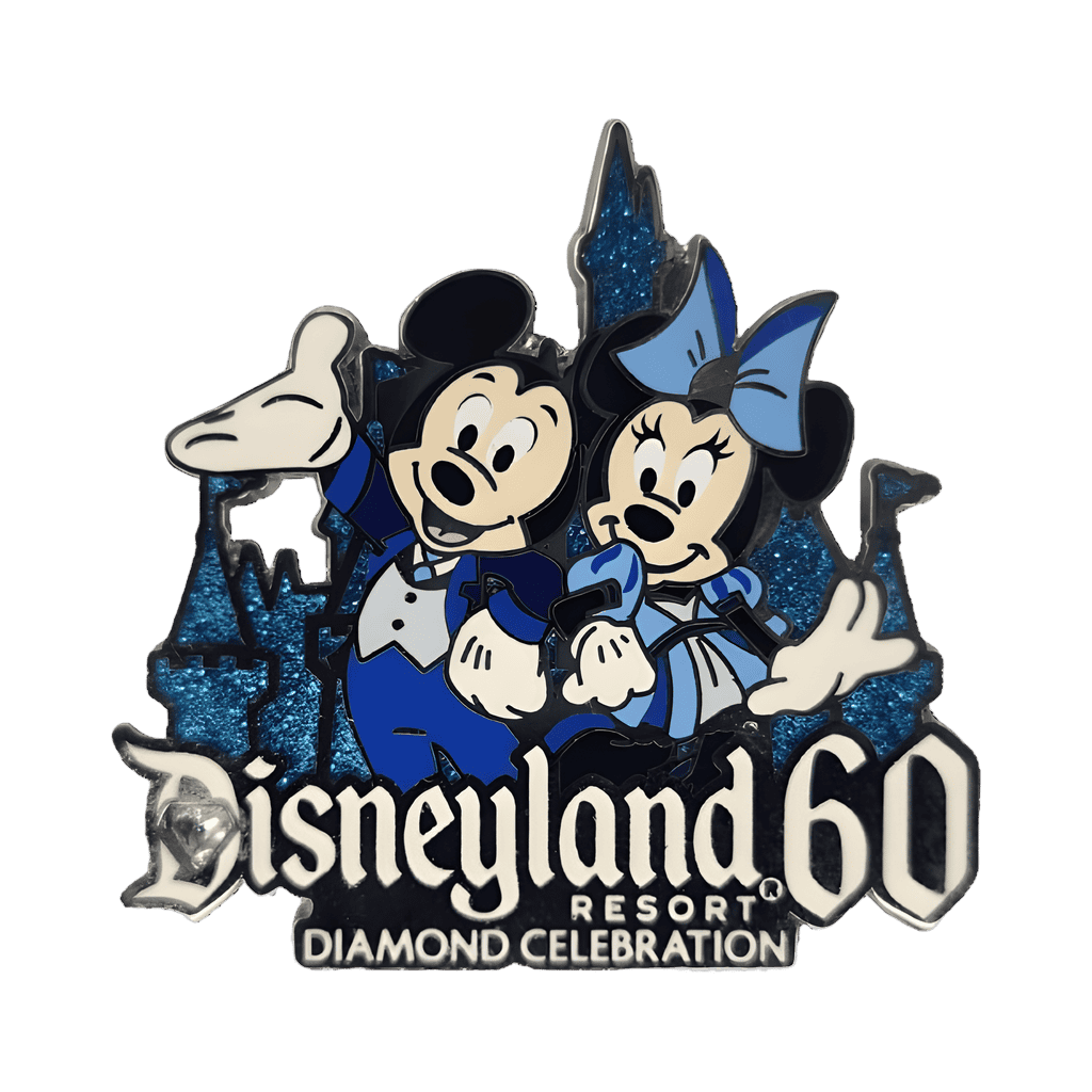 Mickey and Minnie with Sleeping Beauty Castle Disney pin