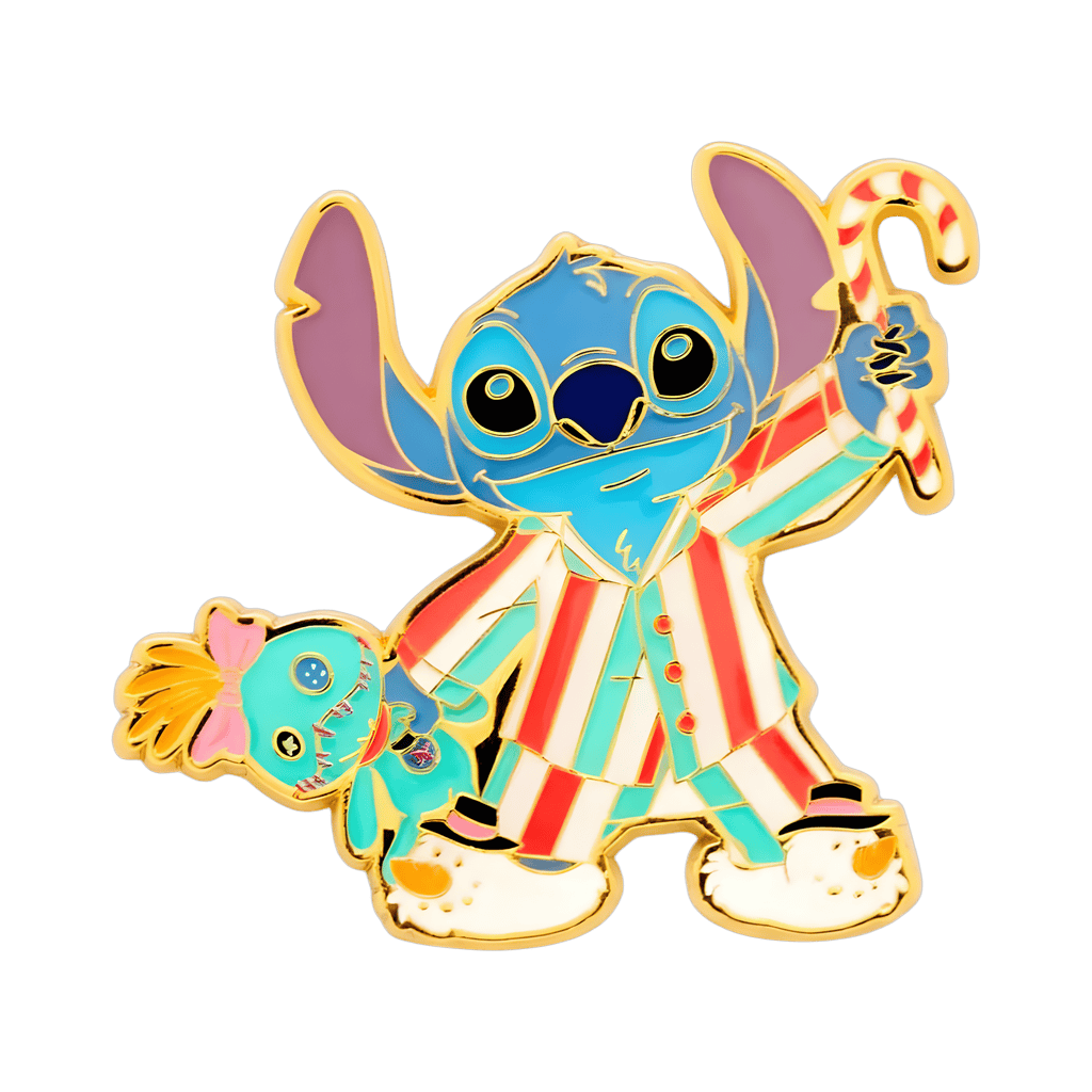 Holiday Pajamas Stitch Disney pin