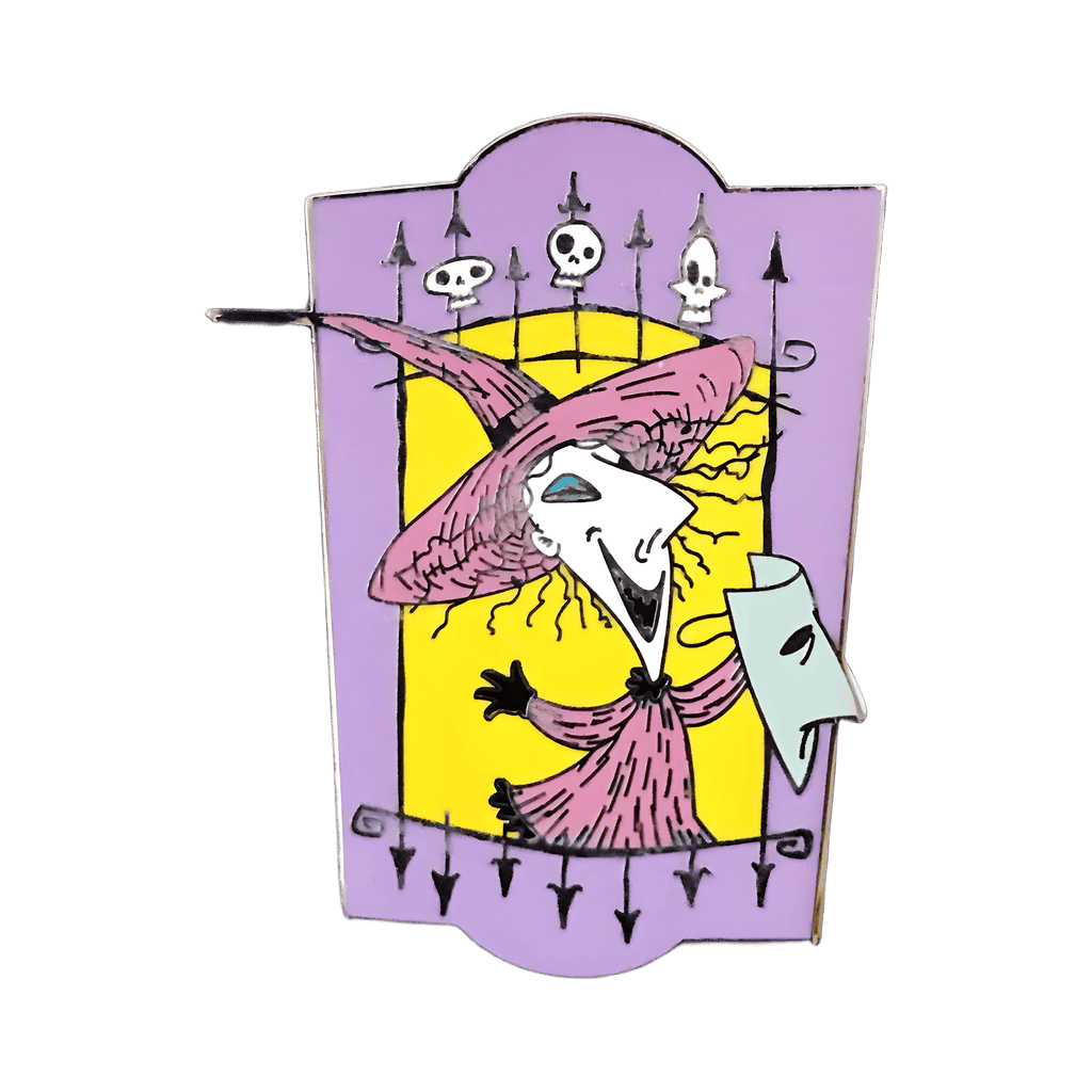 Shock in Purple Skull Frame Disney pin