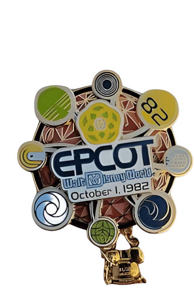 The Opening of Epcot Spinner Disney pin