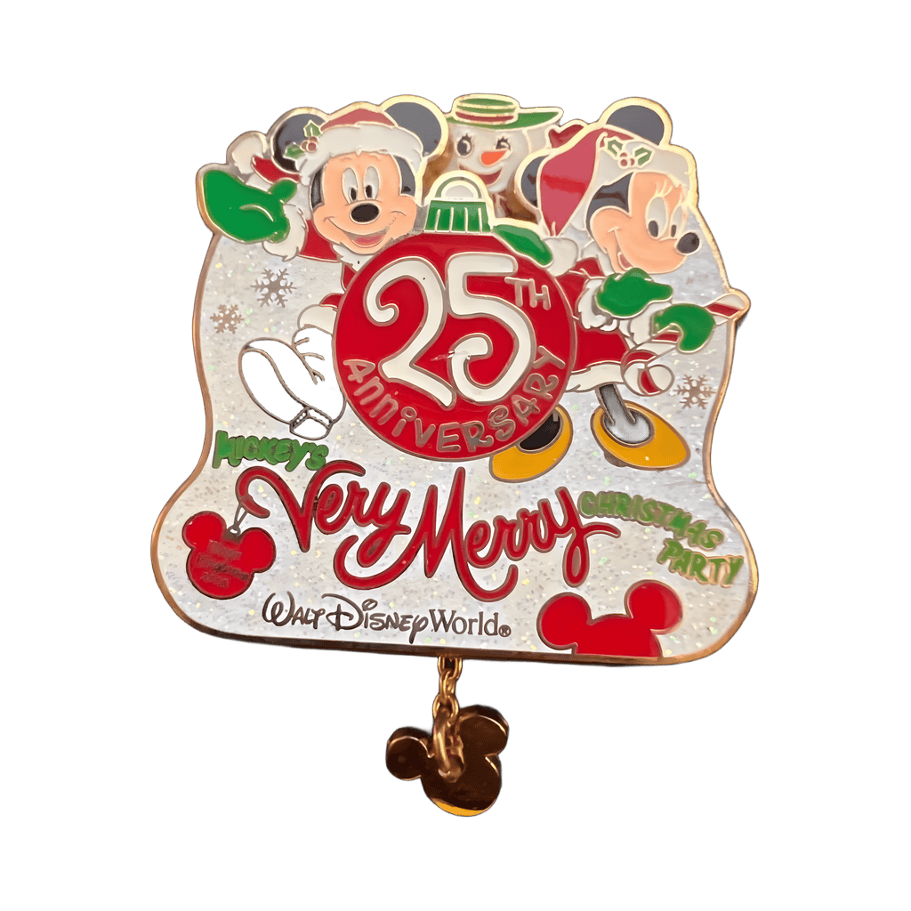 Mickey's Very Merry Christmas Party 25th Anniversary Disney pin