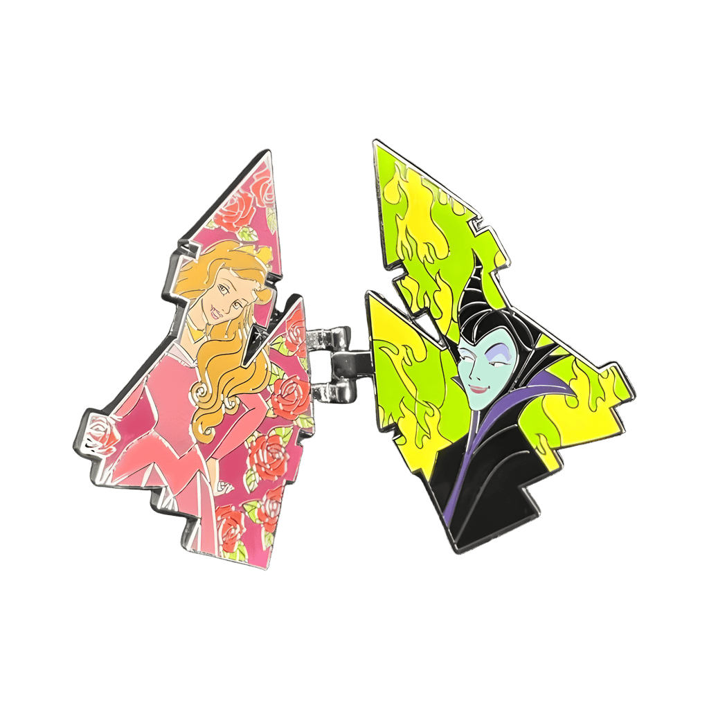 Aurora & Maleficent Disney pin