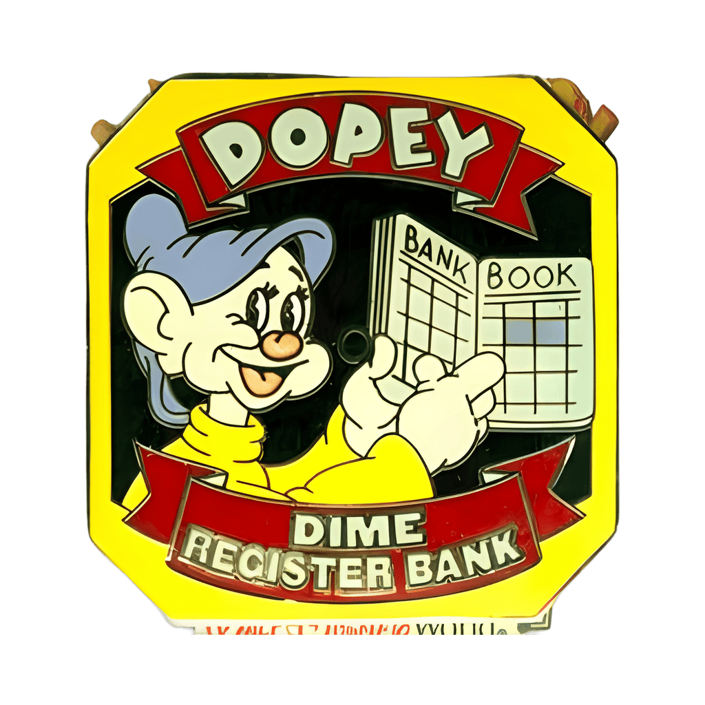 April 2004 - Dopey Dime Register Bank Disney pin