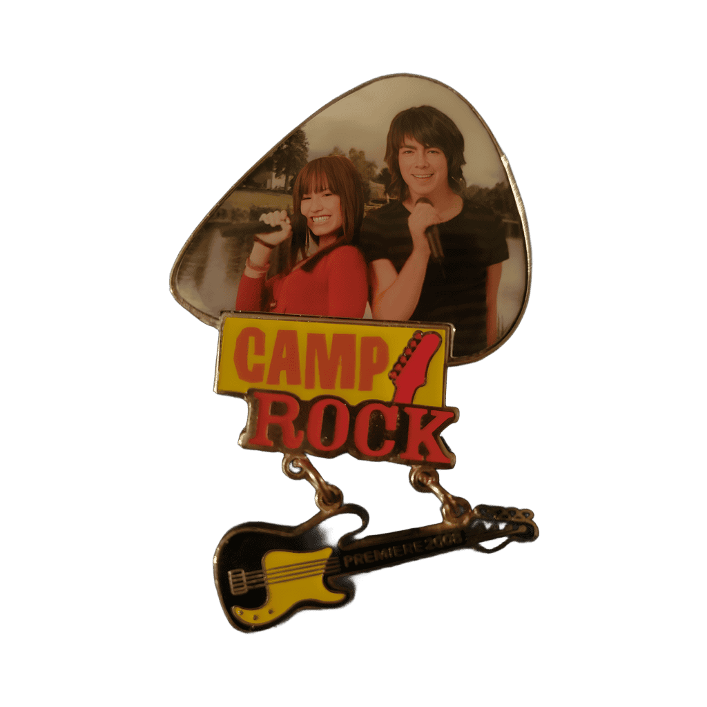 Camp Rock - Guitar Pick and Dangle Disney pin